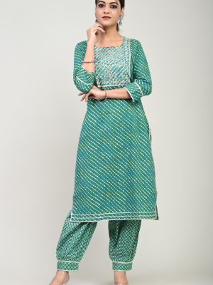 Cotton Kurta With Pants