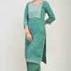 Women's Cotton Kurta With Afghani Pants